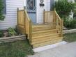 Entrance Steps w Railing - Mobil Home. - Mobile Home Advantage