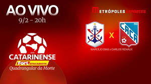 Catarinense 2026: assista Marcíllio Dias x Carlos Renaux ao vivo