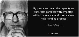 TOP 9 QUOTES BY JOHAN GALTUNG | A-Z Quotes via Relatably.com