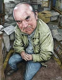 Award-winning pop culture illustrator/cartoonist Drew Friedman has a fascinating collection of illustrations depicting a notable group of comics creators in ... - Harvey-Pekar001