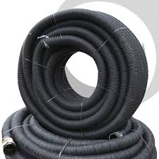 90mm OD Twinwall Duct x50m; BLACK