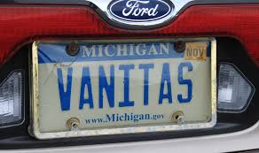 Picture of Vanity plate