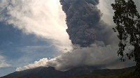 Mount Lewotobi in Indonesia's East Nusa Tenggara erupts