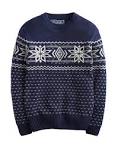 Mens snowflake jumper