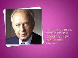 Greatest five eminent quotes by yitzhak rabin picture Hindi via Relatably.com