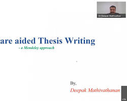 Image of Mendeley software for thesis writing