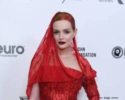 Lydia Hearst-Shaw attending Elton John AIDS Foundation's Academy Awards Viewing Party news article