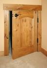 Small wooden door