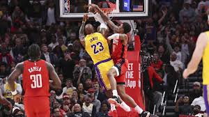 LeBron James Posterizes Jabari Smith Jr. in Throwback Slam