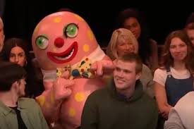 Did Dan Levy really get unnerved by Mr Blobby on The Claudia Winkleman Show?