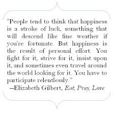 Elizabeth Gilbert, author of &quot;Eat, Pray, Love&quot;, quote: People tend ... via Relatably.com