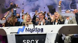 spacex stock price chart