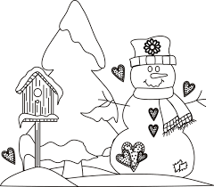 Image result for coloring book snowmen