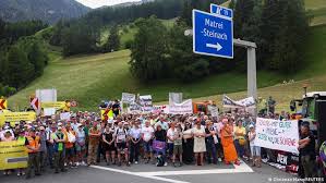 Protests temporarily close one of Europe's key Alpine routes