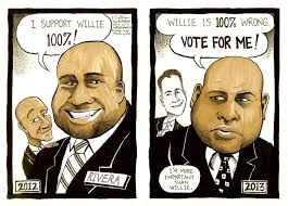 For the last two and a half years, Lawrence City Councilor At-Large, Dan Rivera has approved nearly every hack appointment made by the embattled Mayor ... - Sullivan-toon-april13
