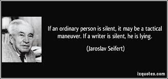 If an ordinary person is silent, it may be a tactical maneuver. If ... via Relatably.com