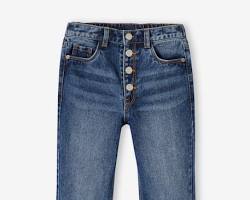 Image de Jeans avec poches plaquées pour hanches larges