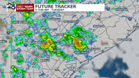Sprinkles and showers today before two cold fronts arrive