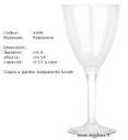 Calici vino in plastica