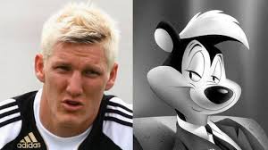 schweinsteiger le pew.jpg. German fans will be hoping that the Alan Smith inspiration Bastian Schweinsteiger brings to Euro 2008 stops at the hair and does ... - schweinsteiger%2520le%2520pew
