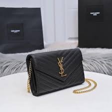 Saint Laurent Envelope Chain Crossbody Bag – Devoshka