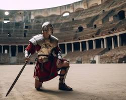 Image of Colosseum gladiator preparation