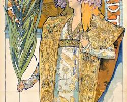 Gambar Alphonse Mucha Gismonda poster