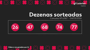 Quina hoje: resultado do concurso 6967 e números sorteados