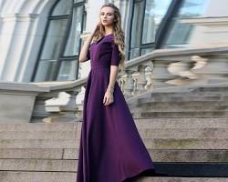 Image of Purple dress