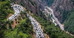 ترافیک سنگین در محورهای خروجی مازندران؛ کندوان از ساعت ۱۴ مسدود می‌شود