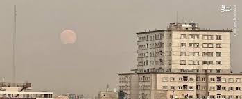 اولین عکس از ماه خونین امشب