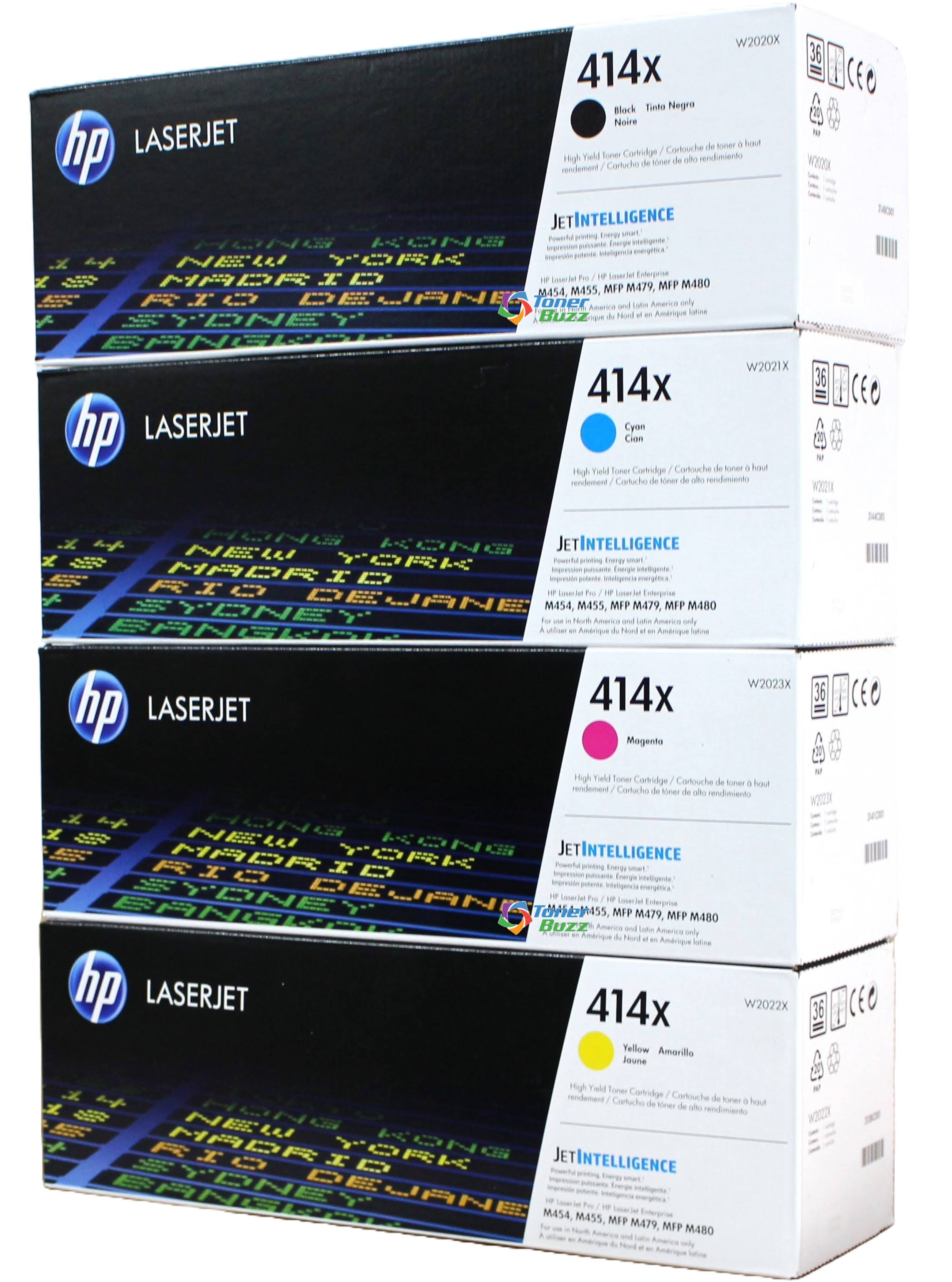 Original HP 414X High-Yield LaserJet Toner set hp 414x set