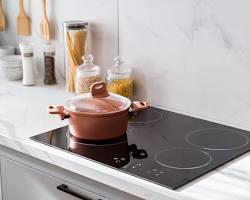 Изображение: Gas stove, electric stove, induction stove