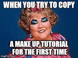 Kuvahaun tulos haulle makeup meme