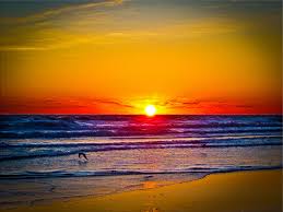 Image result for water and sunrise