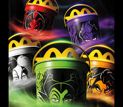 Disney McDonald's Boo Buckets for Halloween 2026 featuring villain-themed Happy Meal pails