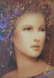 Csaba Markus. &quot;Beau Cynaria&quot;. Limited Edition Print. Hand Embellished Serigraph on Wood Panel. 7 x 5 in | 18 x 13 cm. $2,000 USD Firm - markus_66730_2