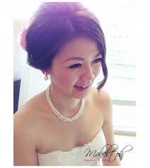 Malaysia Wedding - Hairstyle and Makeup - Mabel Toh Make Up Studio - low bun ... - tb_item-10684-1399603752-j6