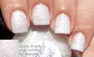 M: Customer Reviews: Oh Splat White Glitter Nail Polish