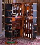 Images for steamer trunk bar cabinet