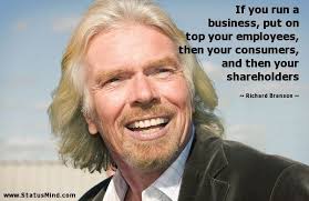 If you run a business, put on top your employees, then your ... via Relatably.com