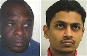 Anup Patel, from Thornton Heath, and Anthony Thomas, 45, from Balham, were jailed for forging thousands of cards at an office unit in Croydon. - _45158054_-10