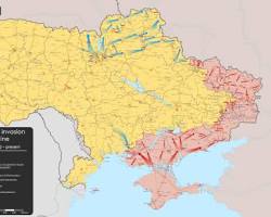Russian invasion of Ukraine map