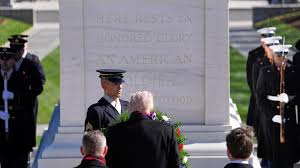 The president announced at Arlington that he was renaming the holiday.