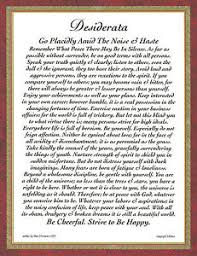 Image result for desiderata