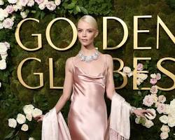 Image of Anya TaylorJoy at Golden Globes 2025
