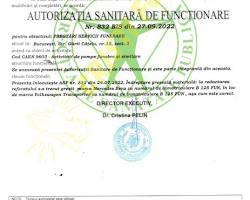 Image of Autorizație de transport funerar