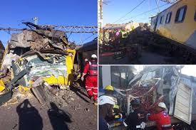 Image result for photos of johannesburgesburg train collision