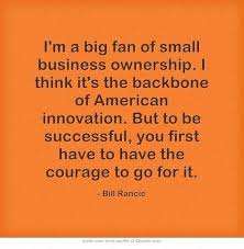 Motivational #quote - small business owners #courage #innovation ... via Relatably.com