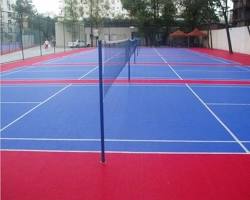 Image of acrylic badminton court